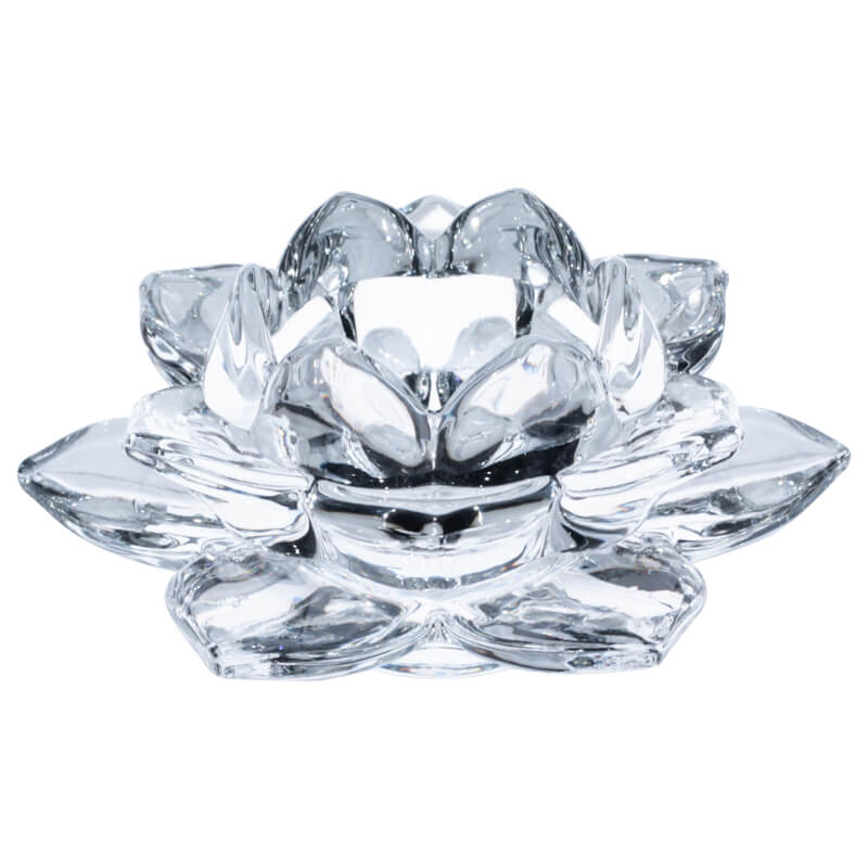 Flora Glass Candle Holder 12cm