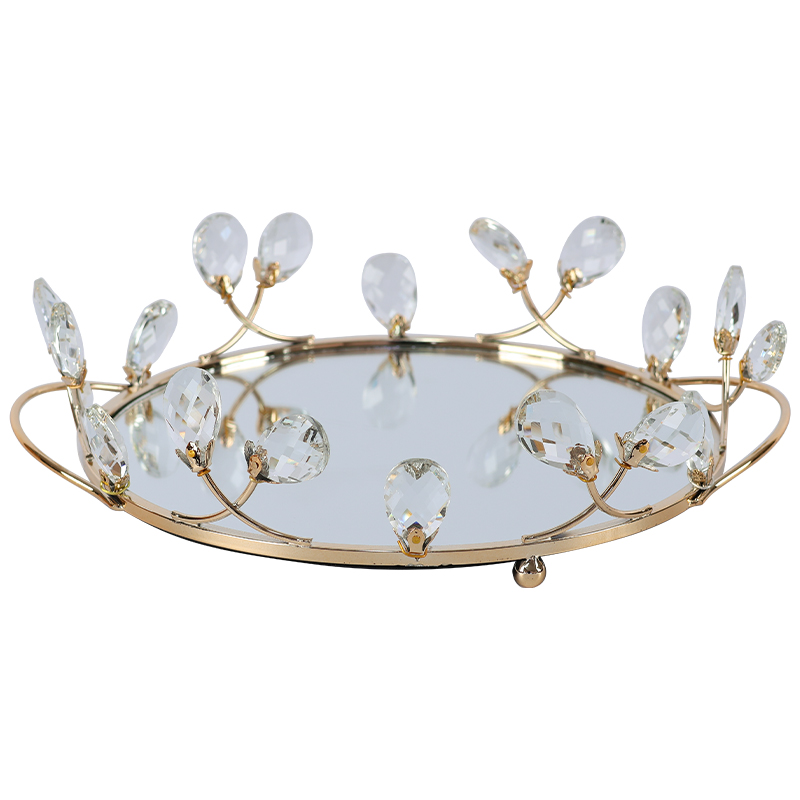 Lily Crystal Tray 31cm
